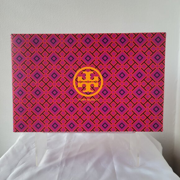 Tory Burch Lowell Women’s Slingback Black Leather Heeled Sandal (Size: 7M) - Picture 8 of 9